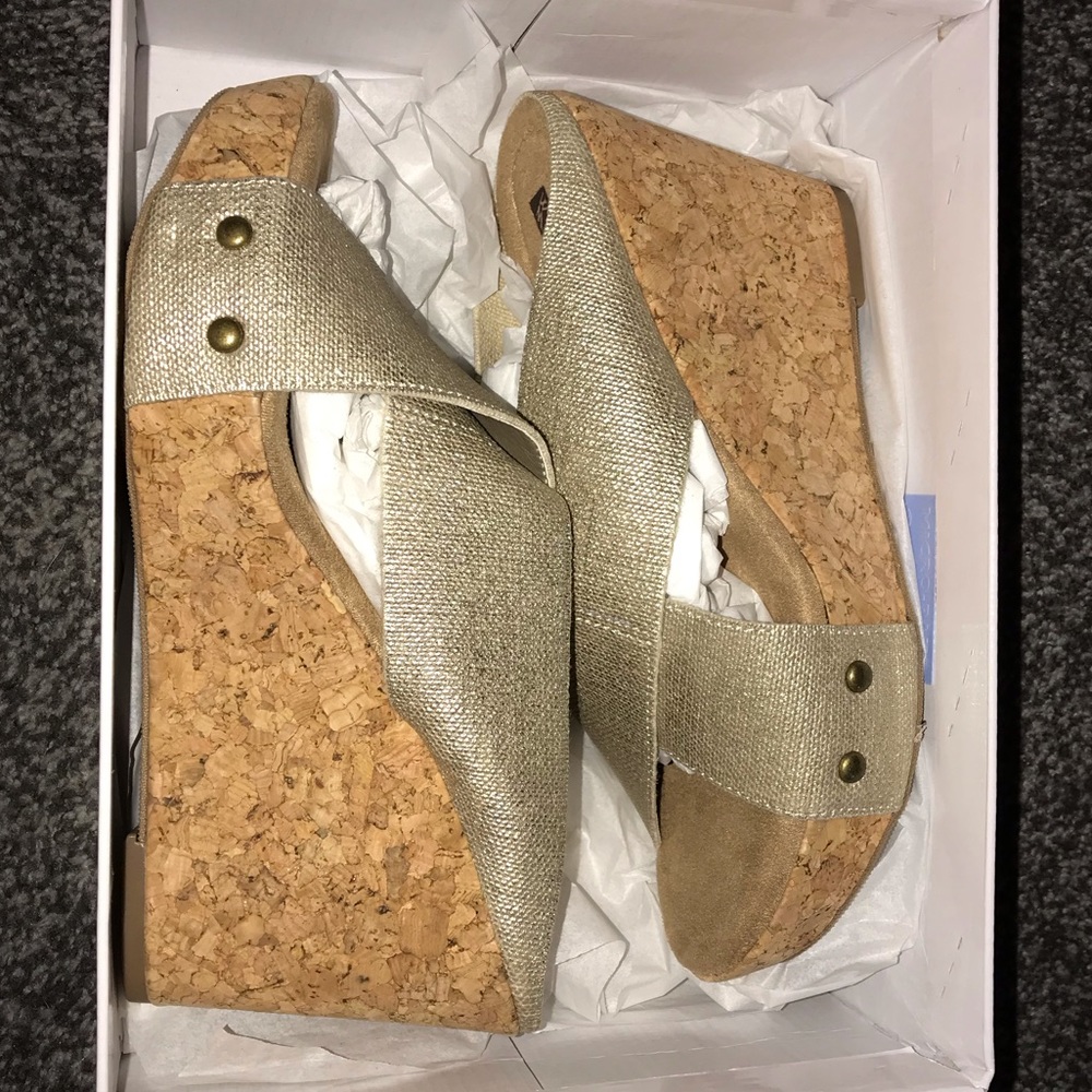 Final Price! NEW! Women’s 8.5 Wedge Heels Sandals